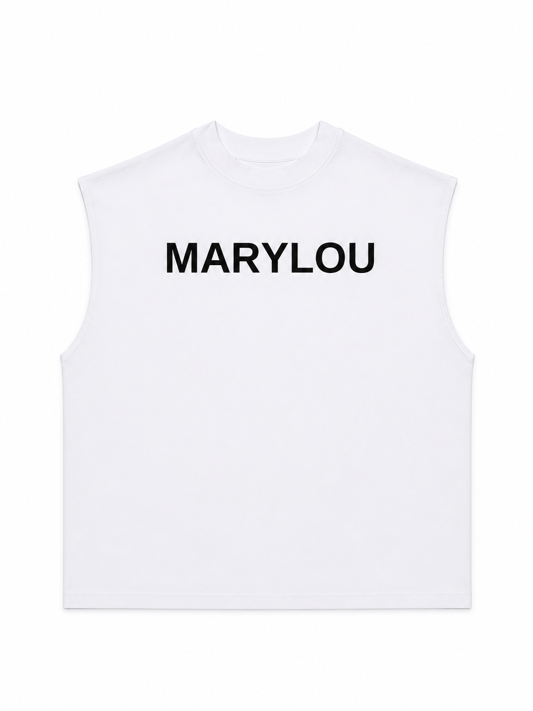CUSTOMIZED SLEEVELESS BOXY TEE
