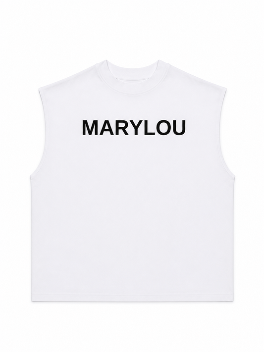 CUSTOMIZED SLEEVELESS BOXY TEE